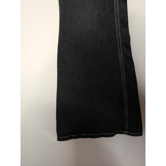 BDG Urban Outfitters trendy Y2k low rise black gray denim flare pants 26 - Picture 5 of 15